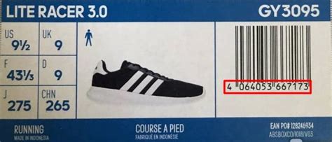 barcode adidas ori|adidas shoes barcode scan.